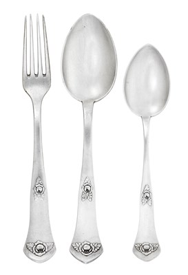 Lot 2499 - A Danish Silver Table-Service