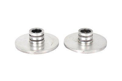 Lot 2529 - A Pair of Danish Silver Candlesticks