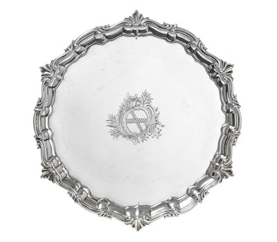 Lot 2408 - A George II Provincial Silver Salver