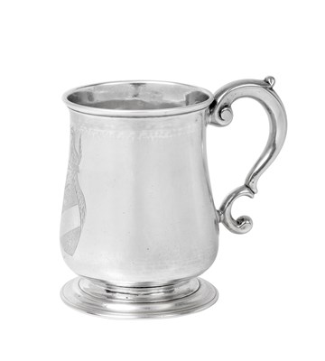 Lot 2409 - A George II Provincial Silver Mug