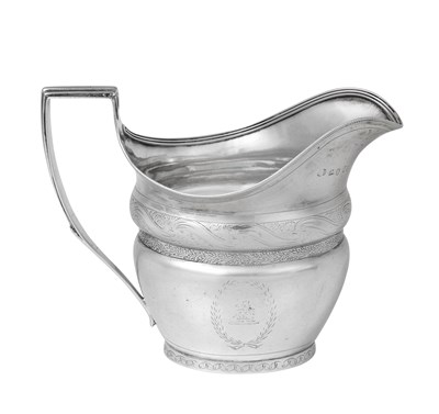 Lot 2411 - A George III Provincial Silver Cream-Jug