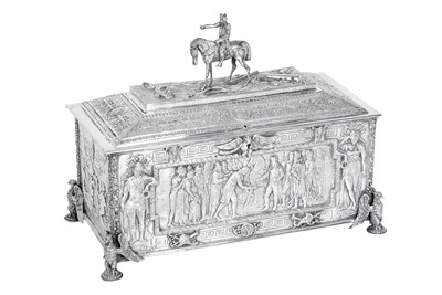 Lot 2520 - A German Silver Casket