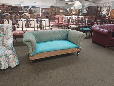 Lot 1258 - A Victorian Drop End Sofa, with William Morris...