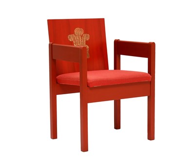 Lot 456 - A Prince of Wales Investiture Chair, designed...