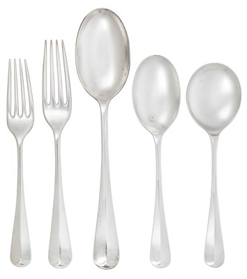 Lot 2502 - An Elizabeth II Silver Table-Service