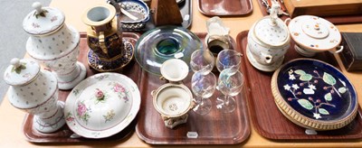 Lot 198 - Assorted 19th Century and Later Ceramics and...