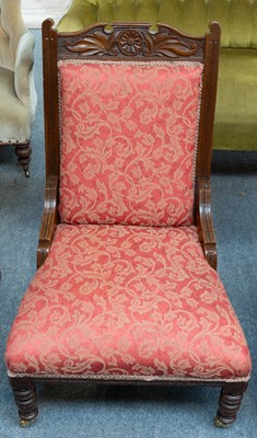 Lot 1351 - An Early 20th Century Nursing Chair, with...