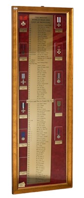 Lot 51 - A Framed and Glazed Display - 'The Mount,...