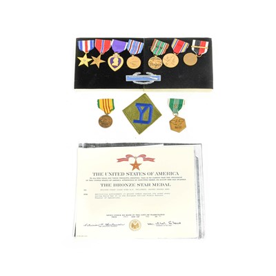 Lot 54 - A Second World War US Posthumous Group of...