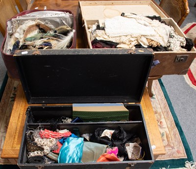 Lot 1013 - Assorted Haberdashery, Millinery and Lace...