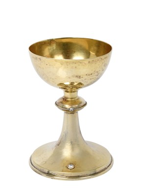 Lot 2594 - An Elizabeth II Diamond-Set Silver-Gilt Chalice