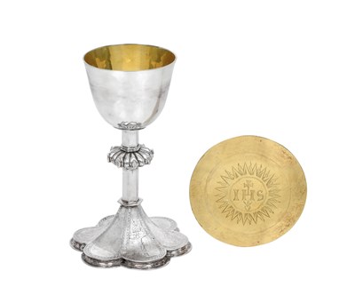 Lot 2623 - A Charles I Irish Provincial Silver Recusant Chalice With an Associated Paten
