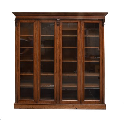 Lot 428 - A Victorian Mahogany Four-Door Library...