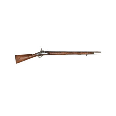 Lot 378 - A 19th Century Indian Percussion Musket, the...