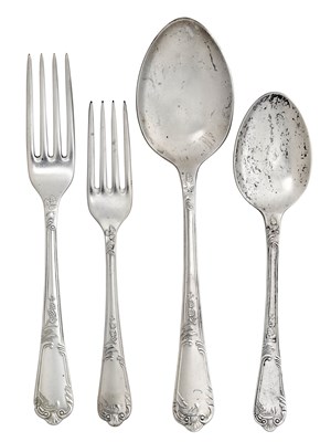 Lot 2503 - An Elizabeth II Silver Table-Service