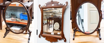 Lot 1395 - A Near Pair of 19th Century Mahogany Dressing...