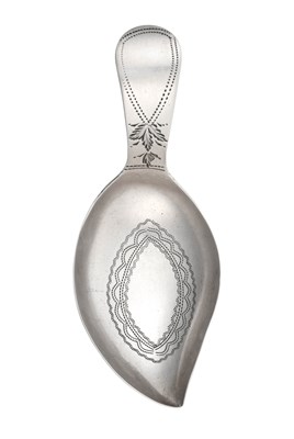 Lot 2483 - A George III Silver Caddy-Spoon