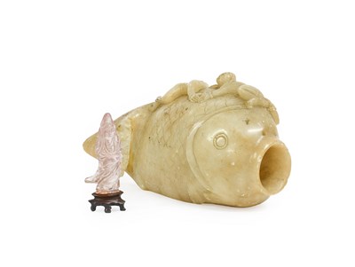 Lot 351 - A Chinese Carved Soapstone Model of an...