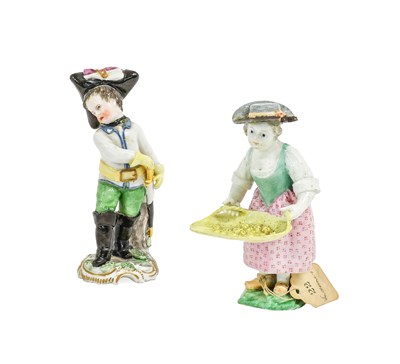 Lot 211 - A Frankenthal Porcelain Figure of the Little...