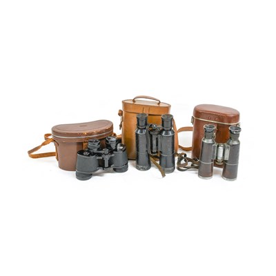 Lot 157 - Two Pairs of Hensoldt, Wetzlar 6x Binoculars,...