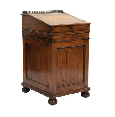 Lot 390 - A George IV Mahogany Davenport, by Gillows,...