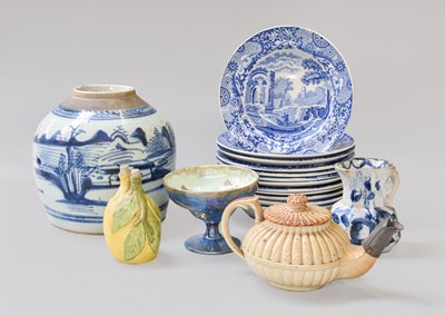 Lot 331 - Assorted British Ceramics, including two...