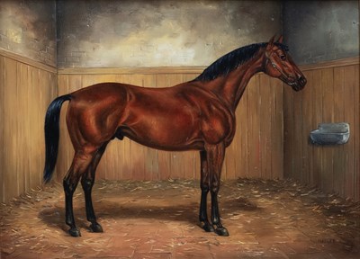 Lot 1066 - Louis Nadler (20th Century) Bay horse in...