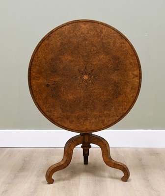 Lot 438 - A Burr Ash, Marquetry-Inlaid and Ebony-Strung...