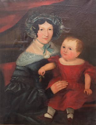 Lot 1153 - Follower of Margaret Sarah Carpenter Portrait...