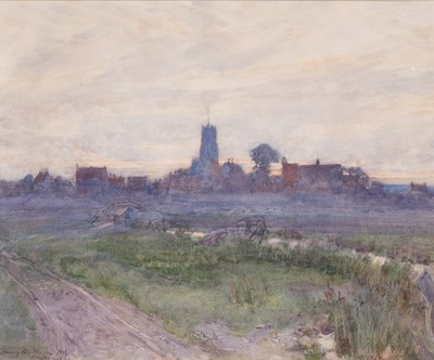Lot 1054 - Henry Charles Brewer (1866-1950) "Blythburgh"...