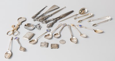 Lot 59 - A Collection of Assorted Silver, including a...