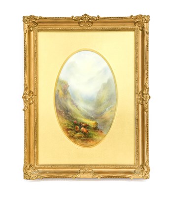 Lot 238 - A Royal Worcester Porcelain Plaque, by John...