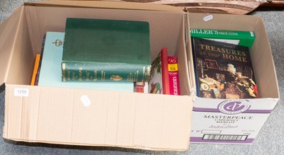 Lot 1209 - Two Boxes of Antique Reference Books