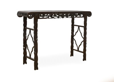 Lot 106 - A Chinese Carved Rosewood Altar Table, Qing...