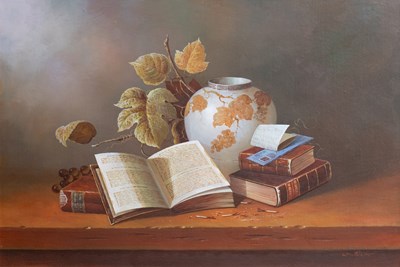 Lot 1071 - William Steiner (20th Century) Still life of a...