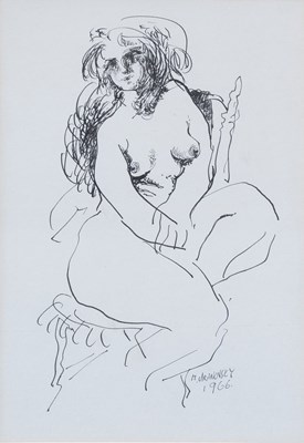 Lot 1037 - Meyer Uranovsky (b. 1939) Female nude Signed...