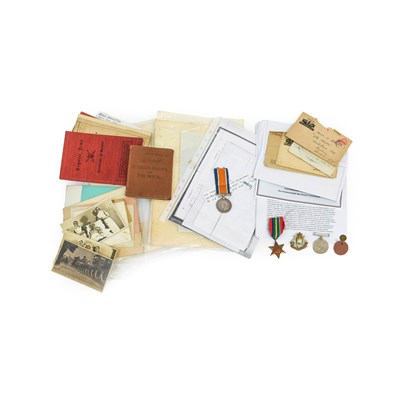 Lot 50 - A British War Medal, awarded to JEMDR. SHER...