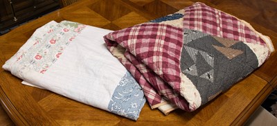 Lot 1009 - 19th Century Printed Cotton Patchwork...