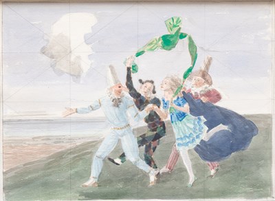 Lot 1178 - Claude Harrison (1922-2009) Preparatory sketch...