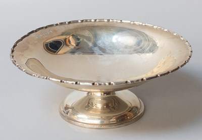 Lot 22 - A George V Silver Pedestal-Bowl, by Fattorini...
