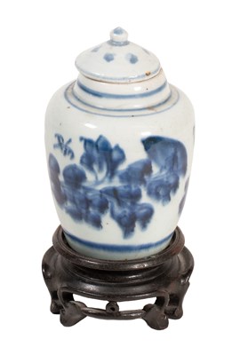 Lot 20 - A Chinese Provincial Jar and a Cover, 17th...