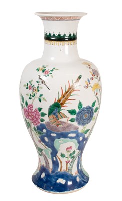 Lot 49 - A Chinese Porcelain Vase, 19th century, of...