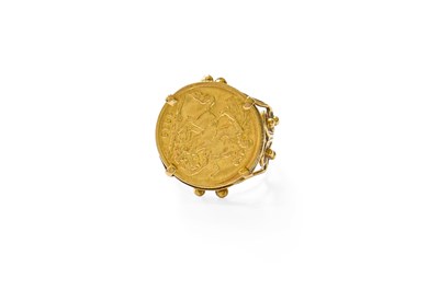 Lot 78 - A Jeweller's Copy Half Sovereign Ring, finger...