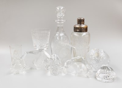 Lot 243 - Decorative Glass, including an Edwardian...