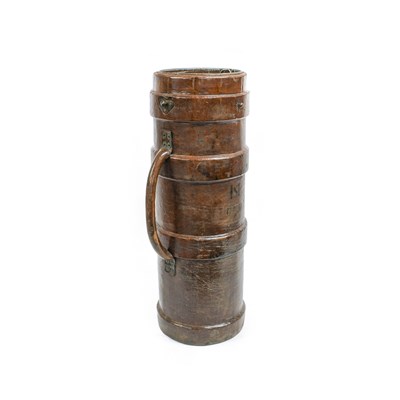 Lot 144 - An Early 20th Century Royal Navy Leather...