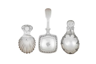 Lot 16 - Three George III or George IV Silver...