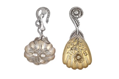 Lot 35 - Two Victorian Silver Caddy-Spoons, One by...