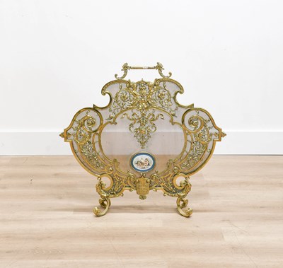 Lot 520 - A Late 19th Century French Gilt Brass...