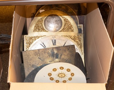 Lot 268 - Various Longcase Clock Dials and Chapter Rings...
