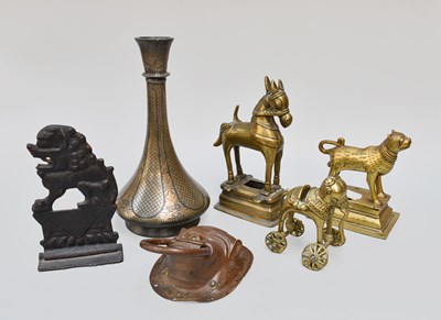 Lot 263 - Various Metalwares, including Southeast Asian...
